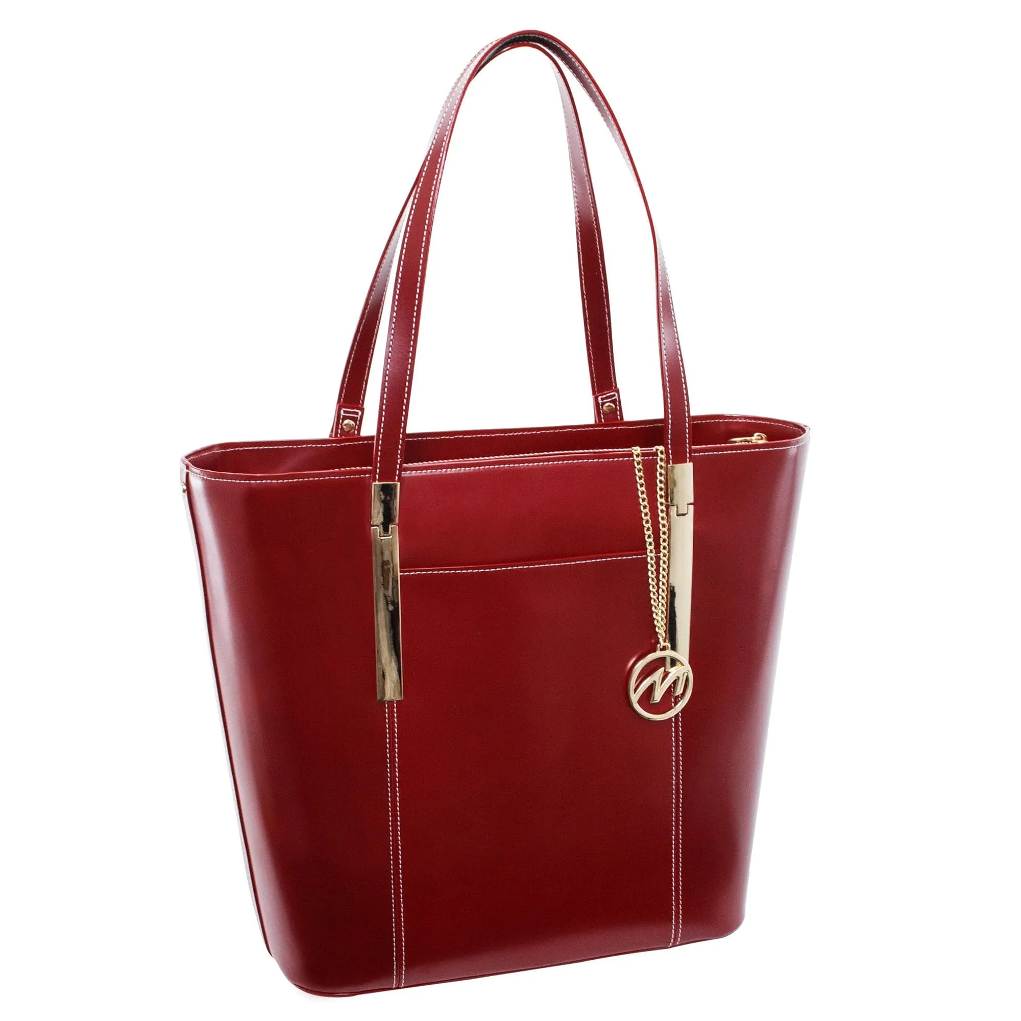 McKlein USA Deva Leather Tote Bag with Tablet Pocket
