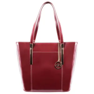 McKlein USA Deva Leather Tote Bag with Tablet Pocket