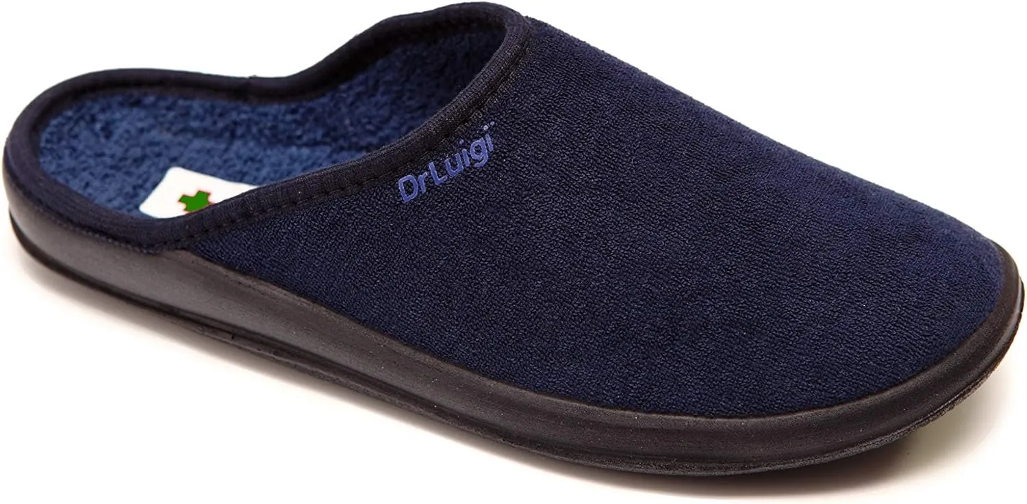 Medical Slippers for Women - Memory Foam Shoes Indoor Outdoor Italian Cotton - Made in EU - Relieves Pressure, Improves Peripheral Blood Circulation