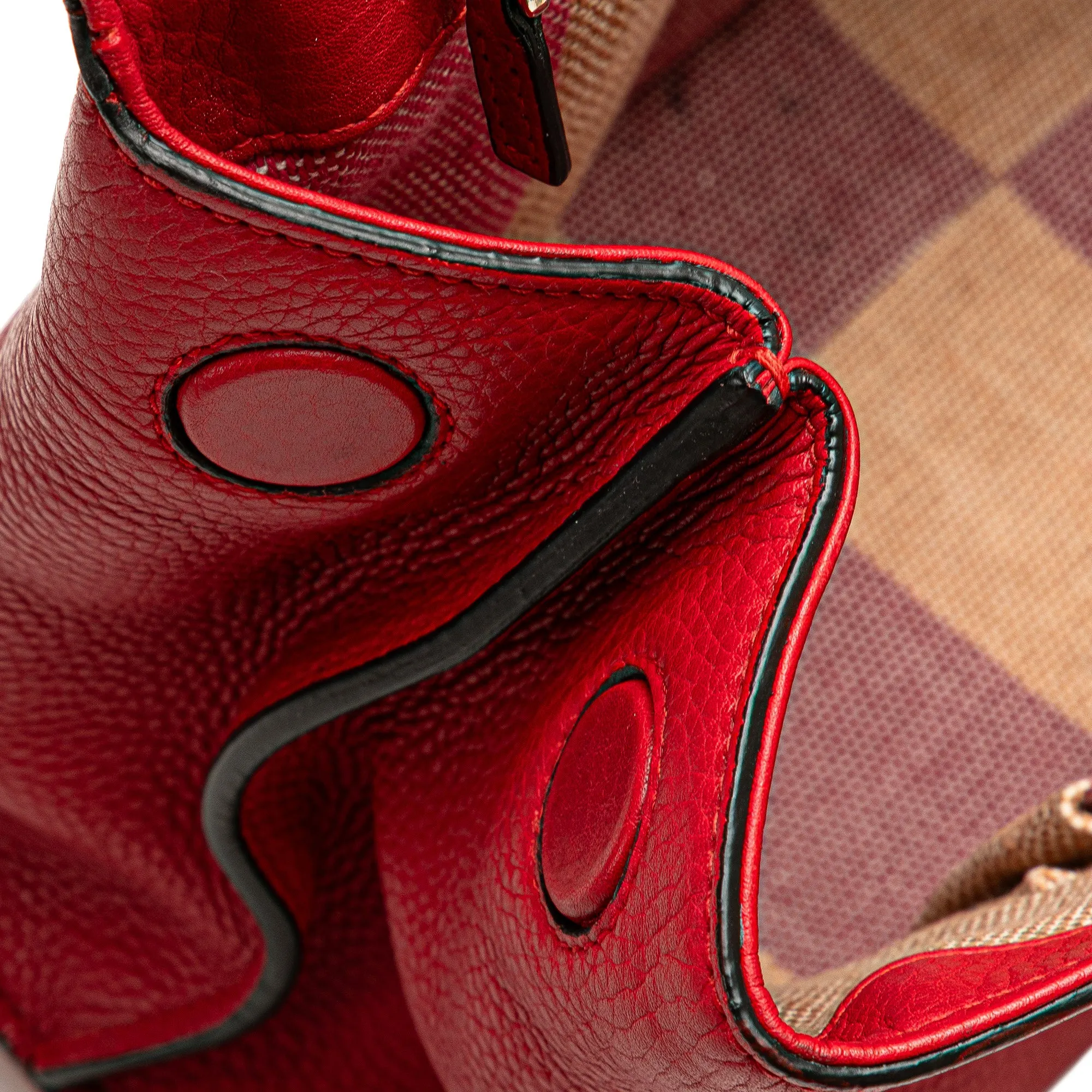 Medium Leather Bamboo Daily Satchel