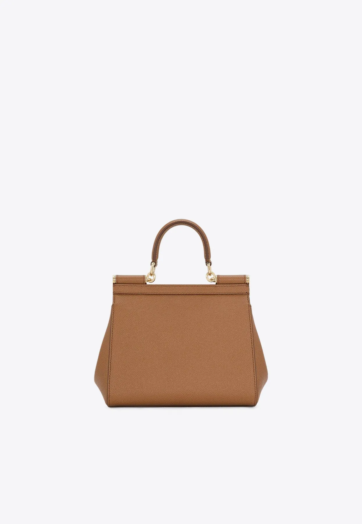 Medium Sicily Leather Top Handle Bag