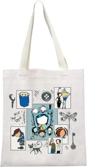 MEIKIUP Thriller Fantasy Cartoon Tote Bag Horror Cartoon Movie Shoulder Bag Ghost Mother Bag Thriller Film Gift