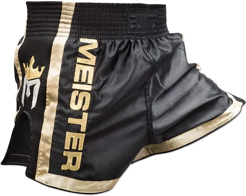 Meister ELITE Muay Thai Shorts - Fully Elasticated Waist w/Mesh