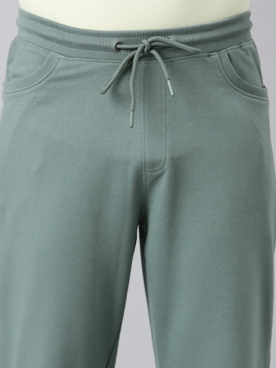 Men Green Bottom Wear Regular Fit