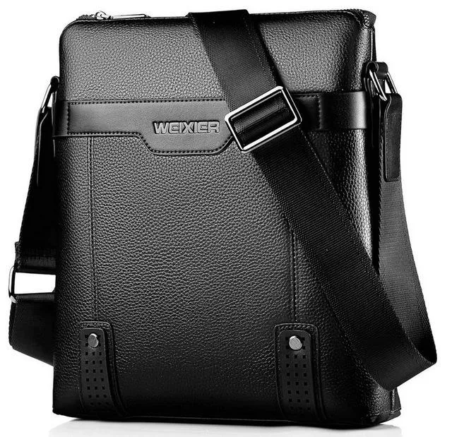 Men messenger bag men leather bag business shoulder crossbody bag for male black brown sac homme small briefcase