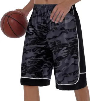 Men's 11'' Cool Basketball Shorts with Pockets Long Gym Athletic Shorts Running Quick-Dry Drawstring
