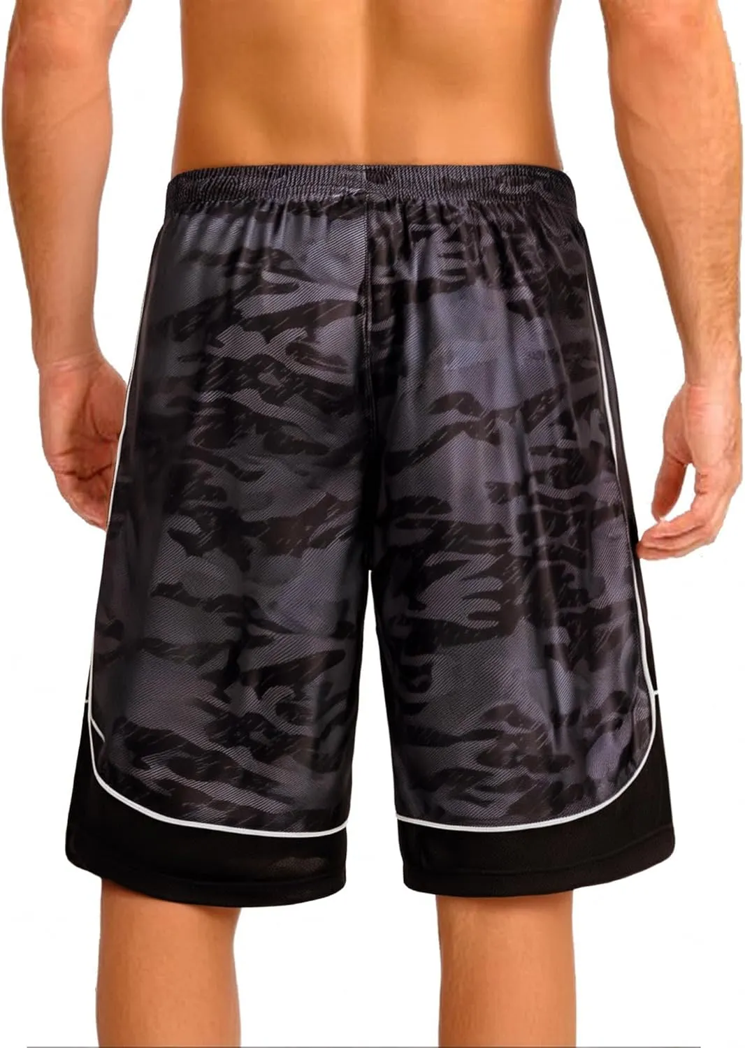 Men's 11'' Cool Basketball Shorts with Pockets Long Gym Athletic Shorts Running Quick-Dry Drawstring