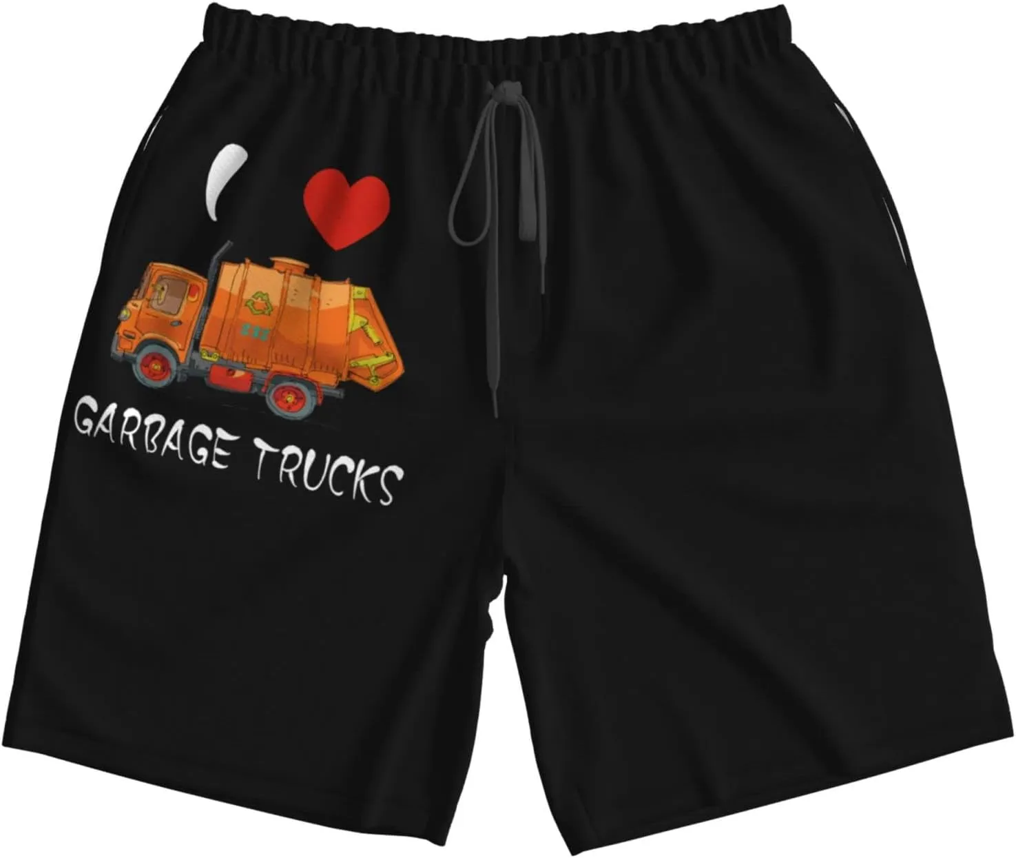 Men's Beach Shorts Quick Dry Shorts Comfortable Loose Drawstring Gym Shorts Running Swimsuit Pants with Pockets