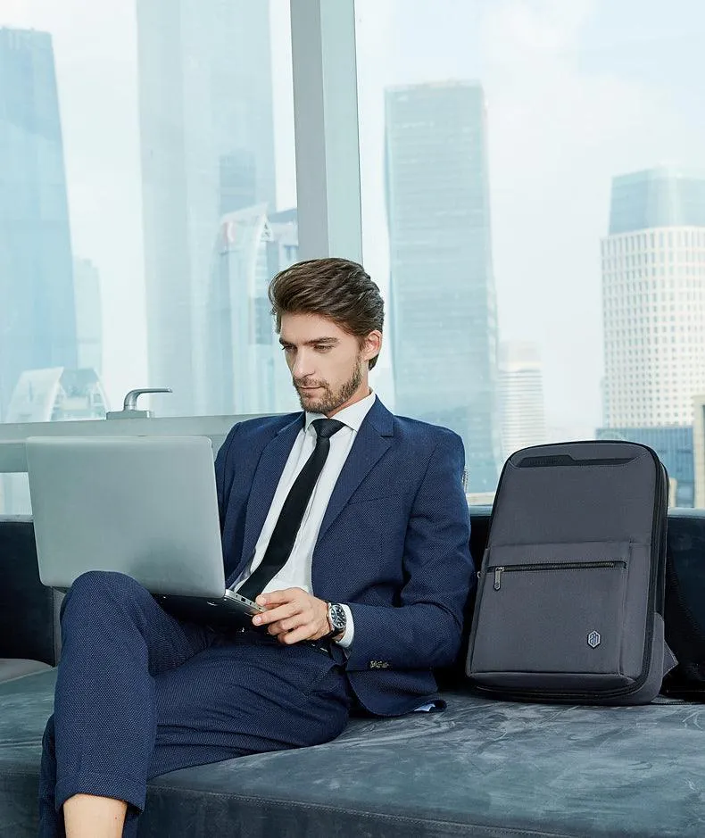 Men's Business Expandable Backpack For Travel
