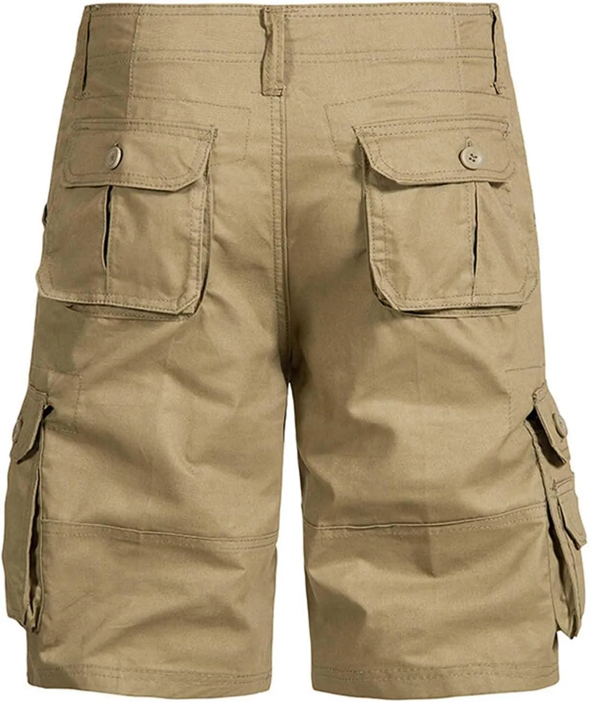 Mens Cargo Shorts Durable Workwear Stretch Waist Outdoor Utility Pockets Casual Summer Hiking Shorts for Men