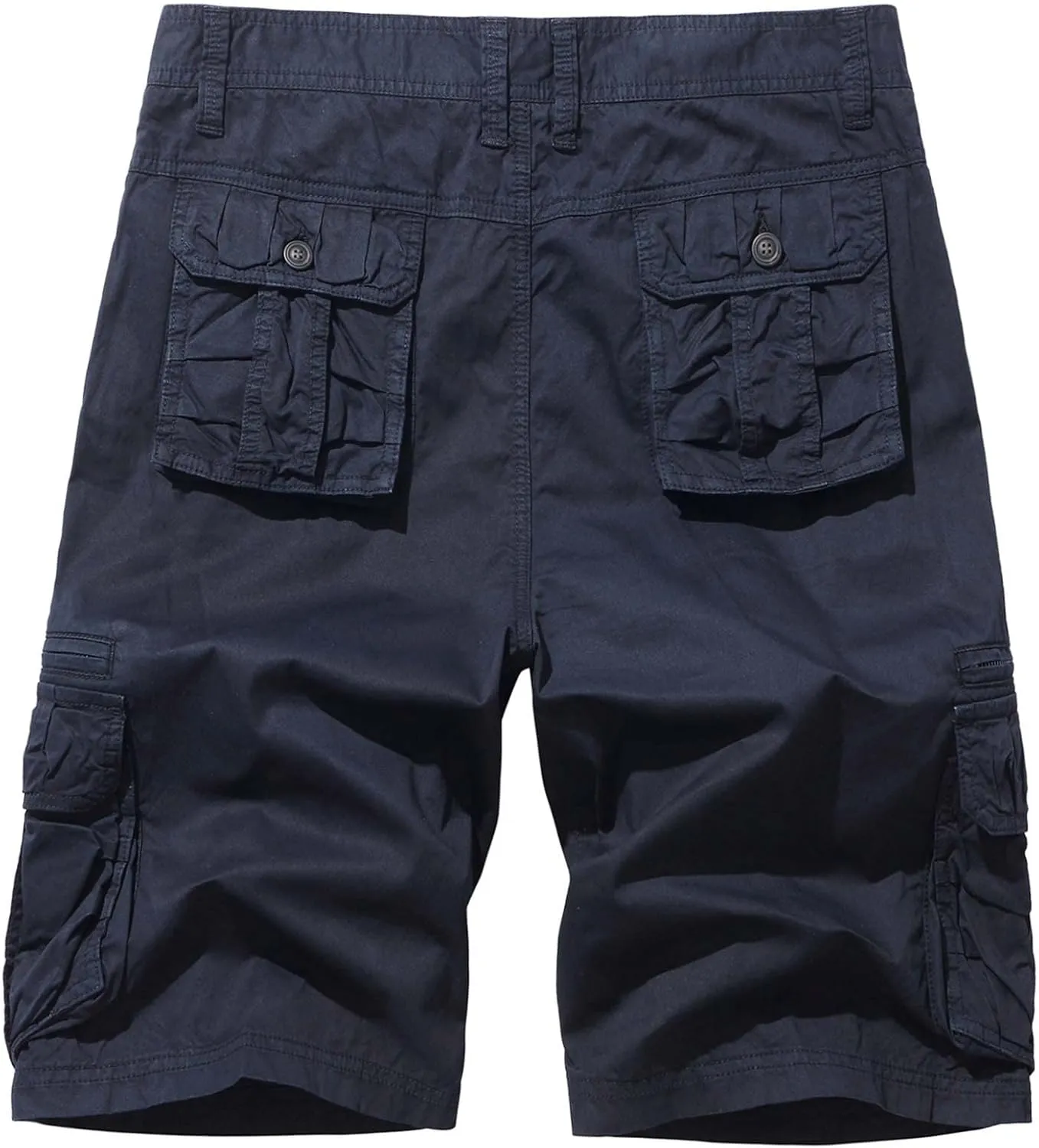 Mens Casual Shorts 7 Inch Inseam Stretch Multi Pocket Cargo Shorts Regular Fit Hiking Athletic Shorts Trendy Clothes