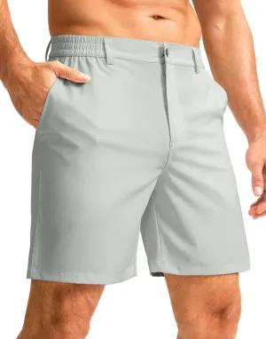 Men's Casual Shorts 7" Lightweight Golf Shorts for Men Stretch with 3 Pockets Quick Dry Breathable Work Shorts