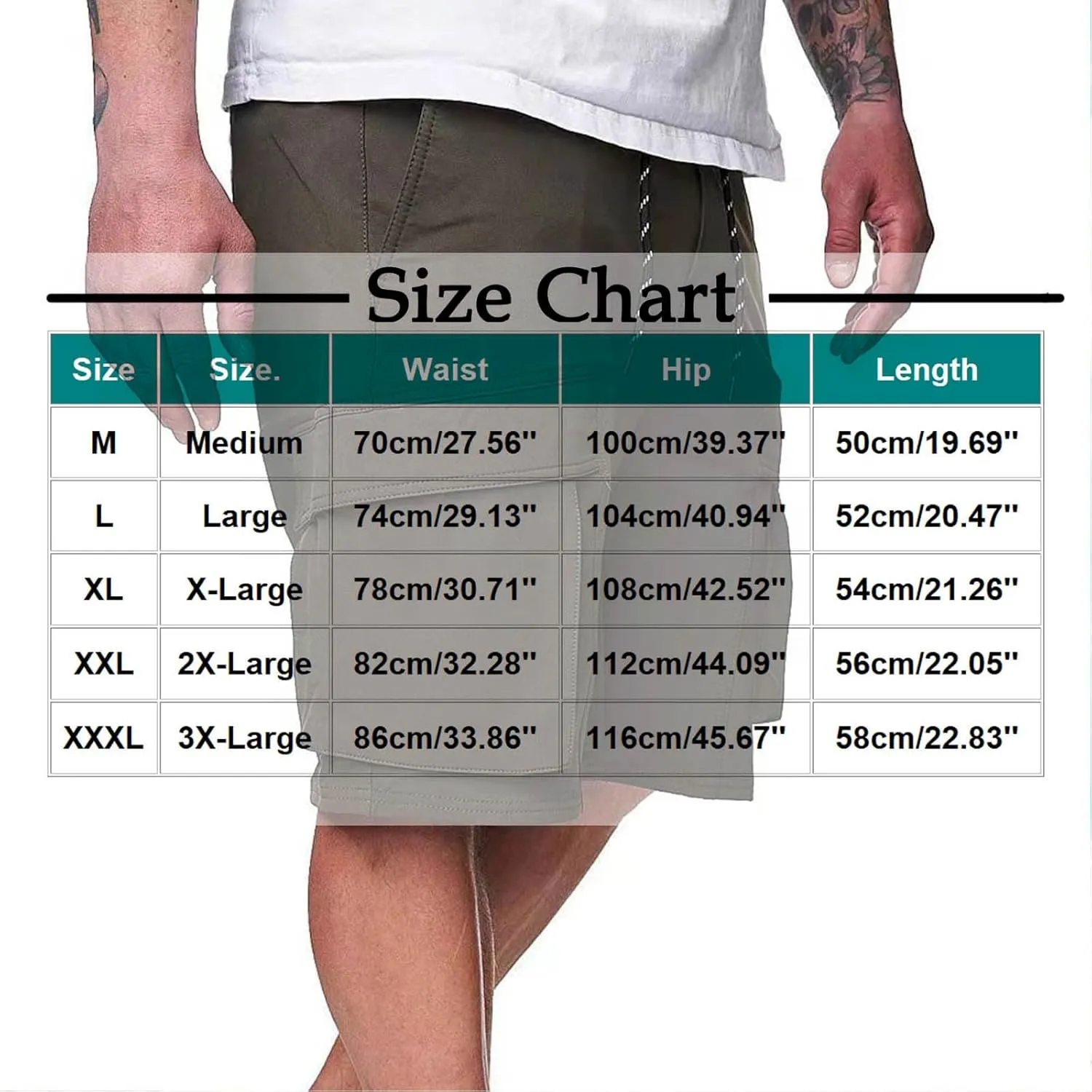 Mens Cotton Cargo Shorts with Pockets Quick Dry Athletic Running Workout Gym Elastic Casual Basketball Trunks