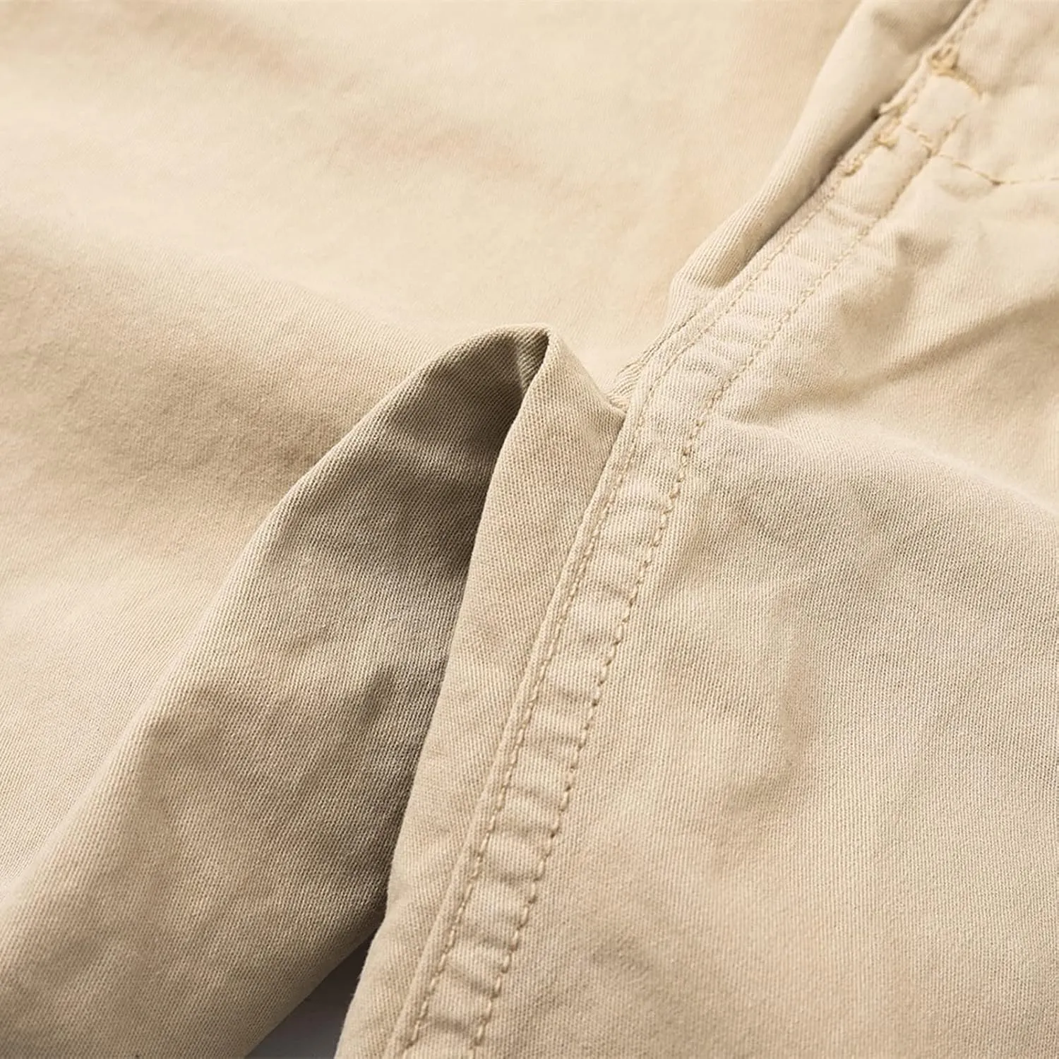 Mens Drawstring Shorts 5 Inch Inseam Casual Cargo Shorts Regular Fit Multi Pocket Cotton Shorts Outdoor Sport Shorts