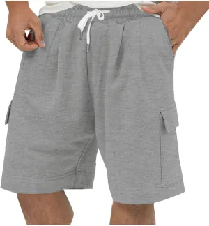 Men's Hiking Cargo Shorts Durable Tactical Pockets Stretch Waist Breathable Fabric Outdoor Adventure Shorts