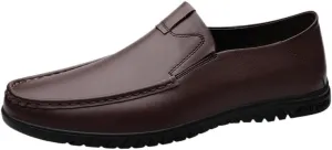 Men's Slip-on Rubber Shoes Low-top Soft-Soled Casual Shoes wear-Resistant Round-Toed Comfortable Non-Slip Breathable Shoes for Men(White-Patch Five-Pointed star4,12)