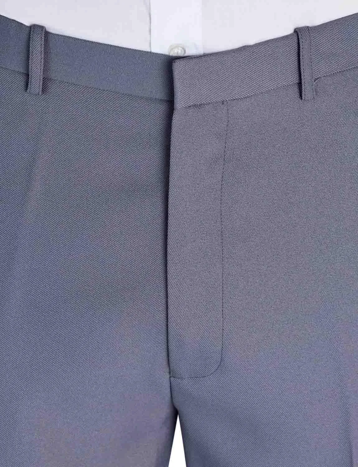 Men's Stretch Waist Formal Smart Work Pants - Dress Slacks with Hidden/Discreet Elasticated Waist