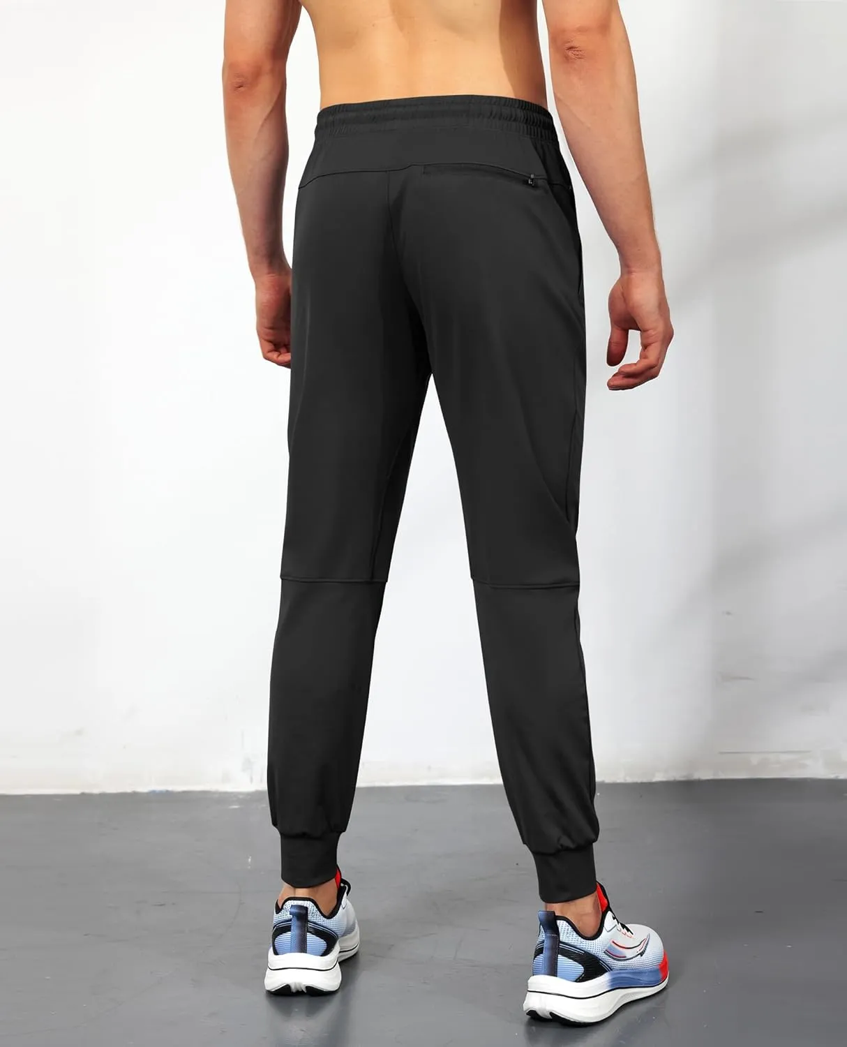 Mens Sweatpants Athletic Pants Workout Track Pants Traning Pants with Zipper Pockets Joggers for Men Gym, Running