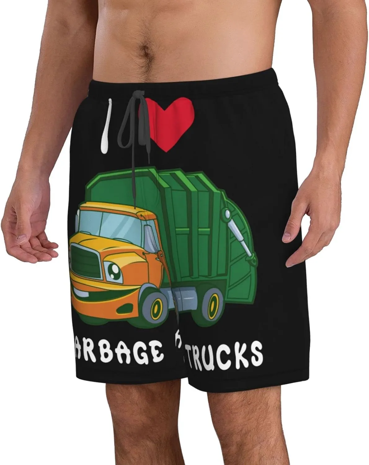 Men's Swim Trunks Bathing Mesh Lining Suit Swimsuits Beach Shorts with Pockets—16