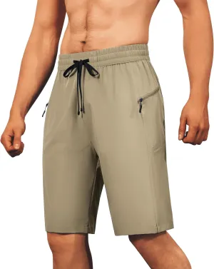Men's Swim Trunks Quick Dry Beach Shorts with Zipper Pockets, UPF 50 , Swimming, Surfing, Outdoor - No Mesh Liner