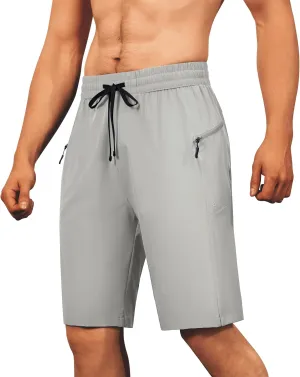 Men's Swim Trunks Quick Dry Beach Shorts with Zipper Pockets, UPF 50 , Swimming, Surfing, Outdoor - No Mesh Liner