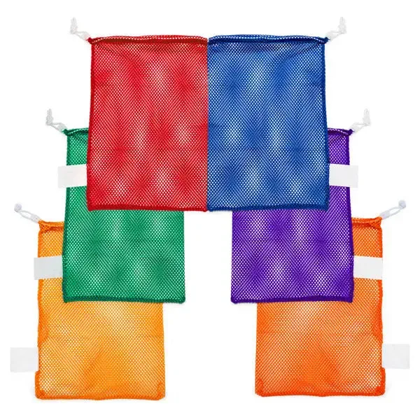 MESH BAGS, SET OF 6 COLORS