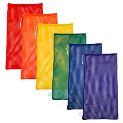 MESH BAGS, SET OF 6 COLORS