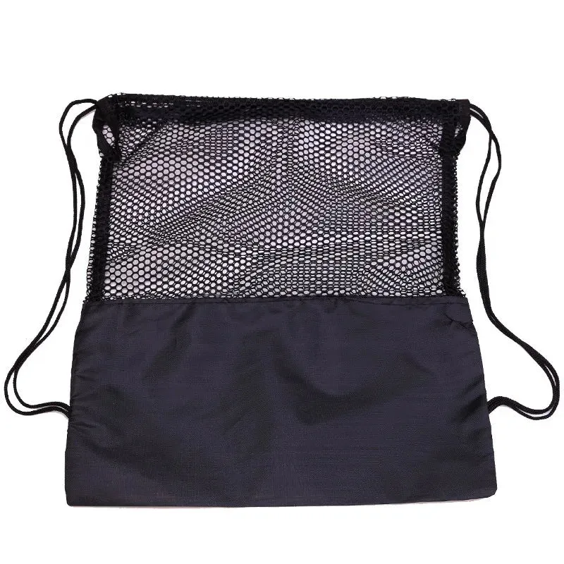 Mesh drawstring backpack