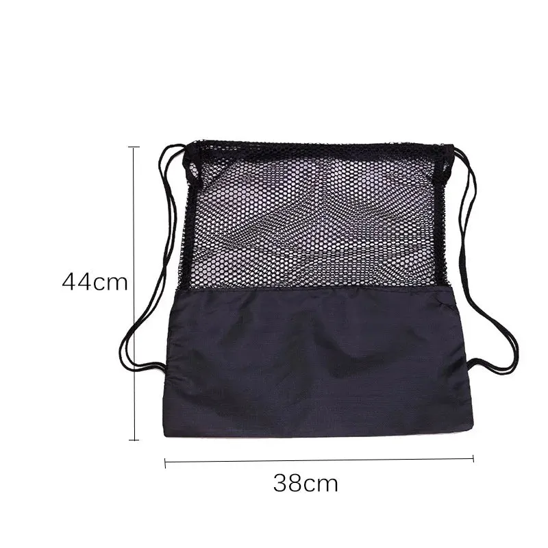 Mesh drawstring backpack