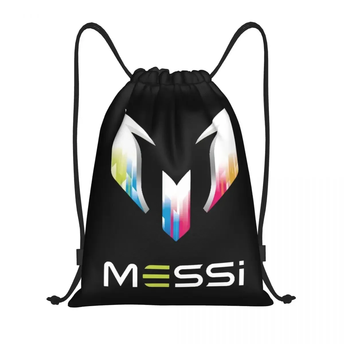 Messi 10 Pink Soccer Drawstring Bag Football Sports Gym Storage Backpack