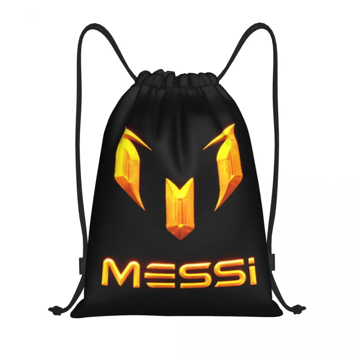 Messi 10 Pink Soccer Drawstring Bag Football Sports Gym Storage Backpack