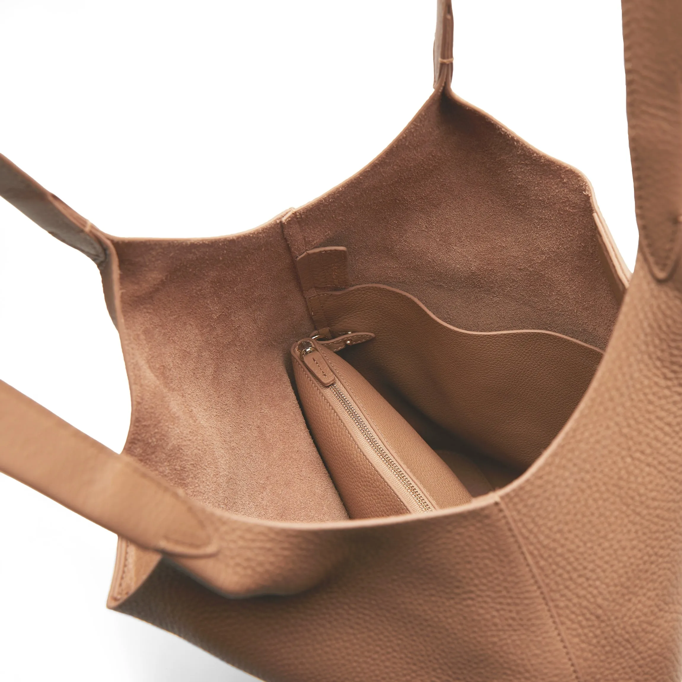 Mia Large Shopper Tote Camel