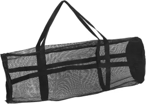 Mikikit Large Capacity Mesh Sports Bag for Basketball and Soccer Dual Straps Duffle for Training for Equipment Storage