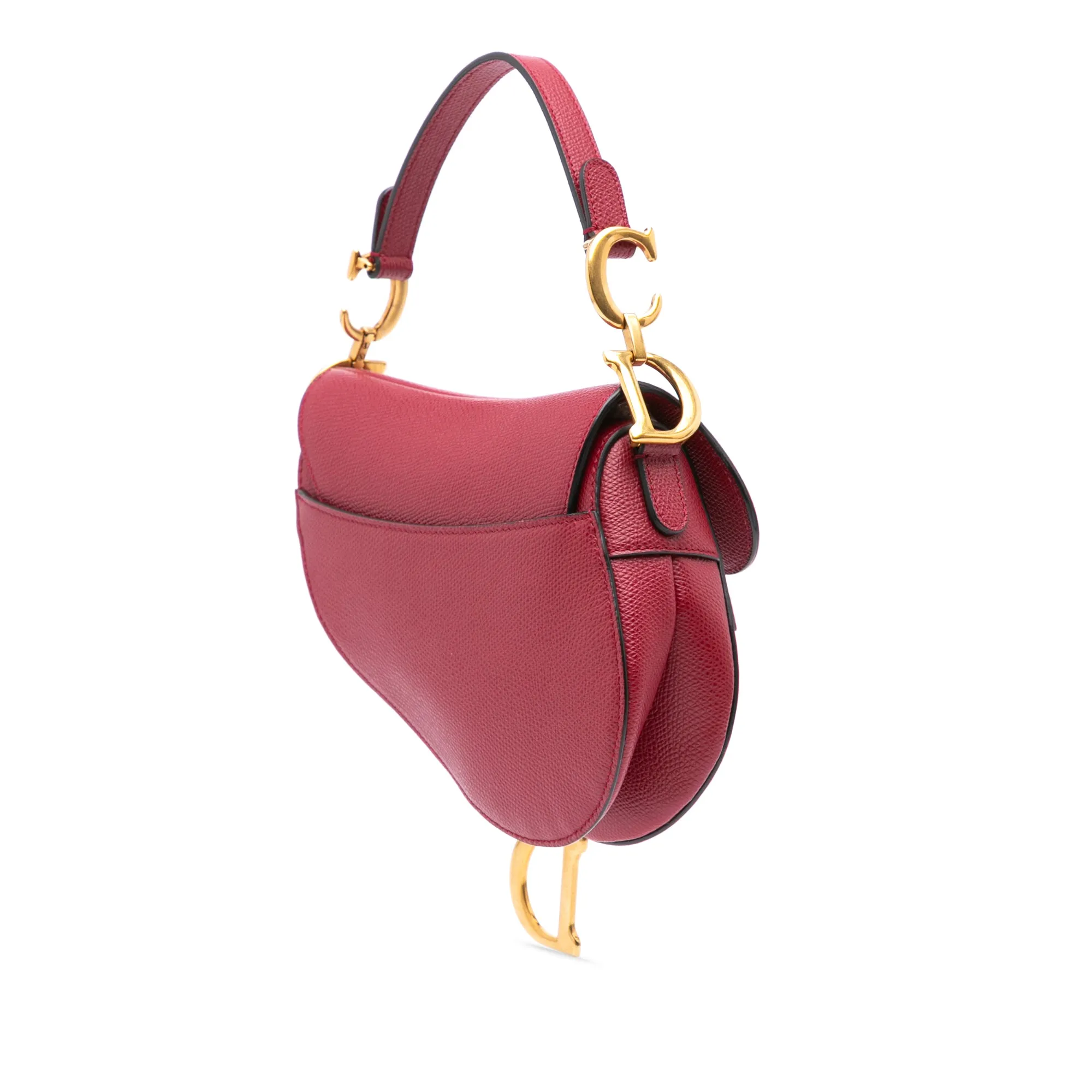 Mini Grained Calfskin Saddle