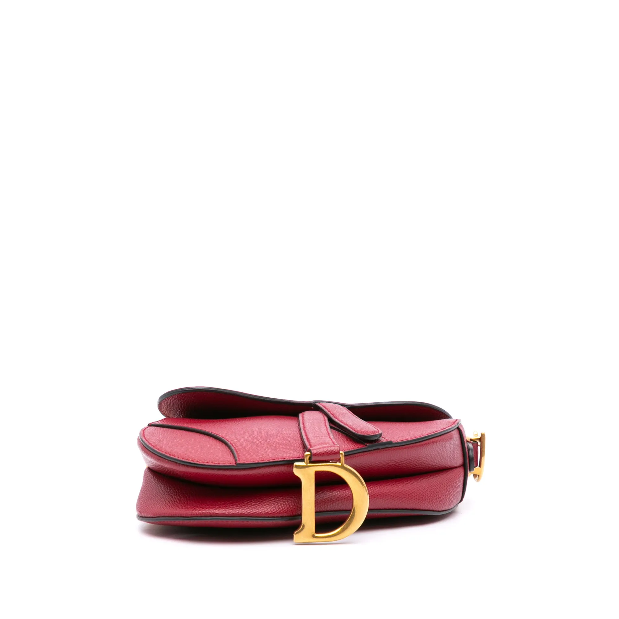 Mini Grained Calfskin Saddle
