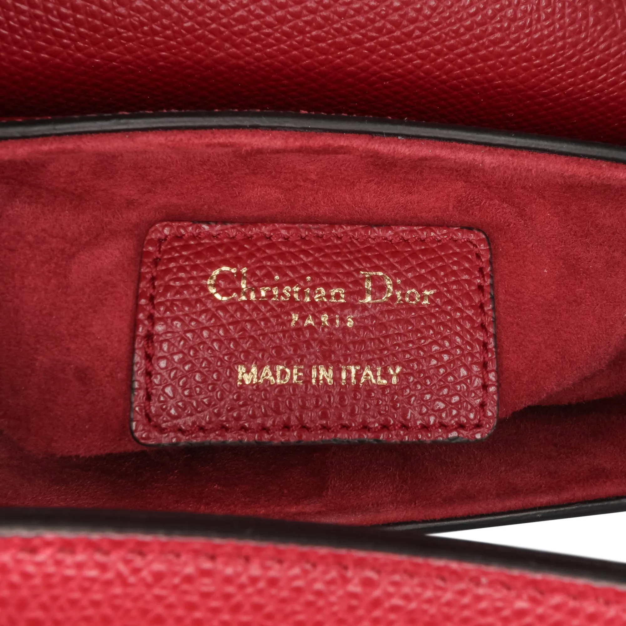 Mini Grained Calfskin Saddle