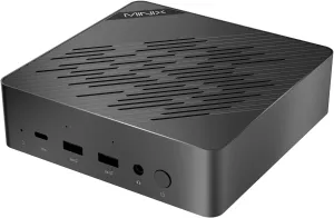 MINIX EU715-AI Mini PC, Intel Core Ultra 7 155H 32GB DDR5 1TB PCIe 4 SSD Mini Desktop Computer/AI Boost/8K/Dual 2.5G/WiFi 6E/Quad Display Windows 11 Pro mini Computers for Gaming Business Office