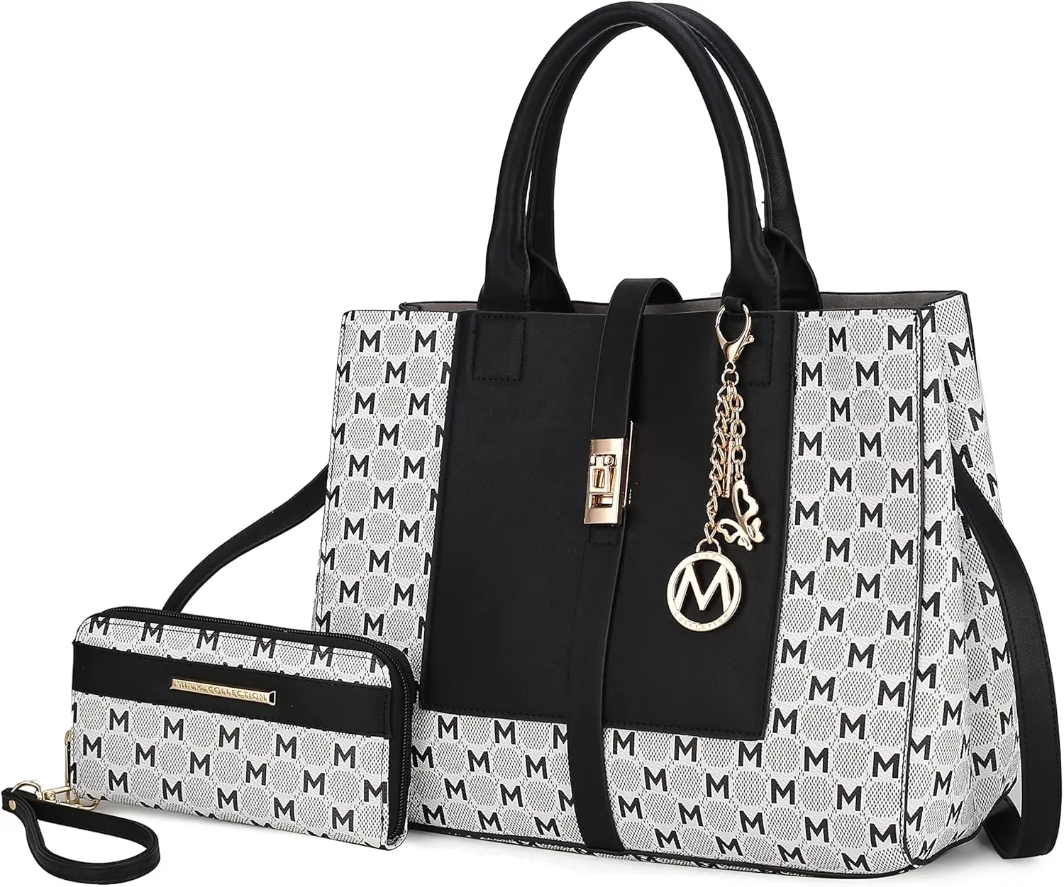 MKF Collection Women's Tote Bag with Wristlet Wallet, Vegan Leather Satchel Handbag by Mia K
