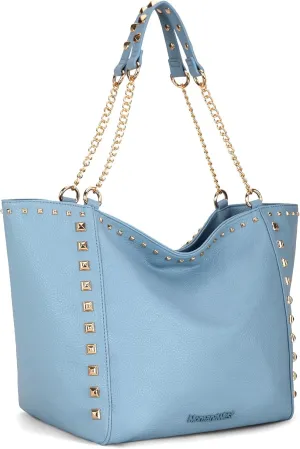 Montana West Large Tote Bag for Women Oversized Shoulder Purses with Chain Handbags