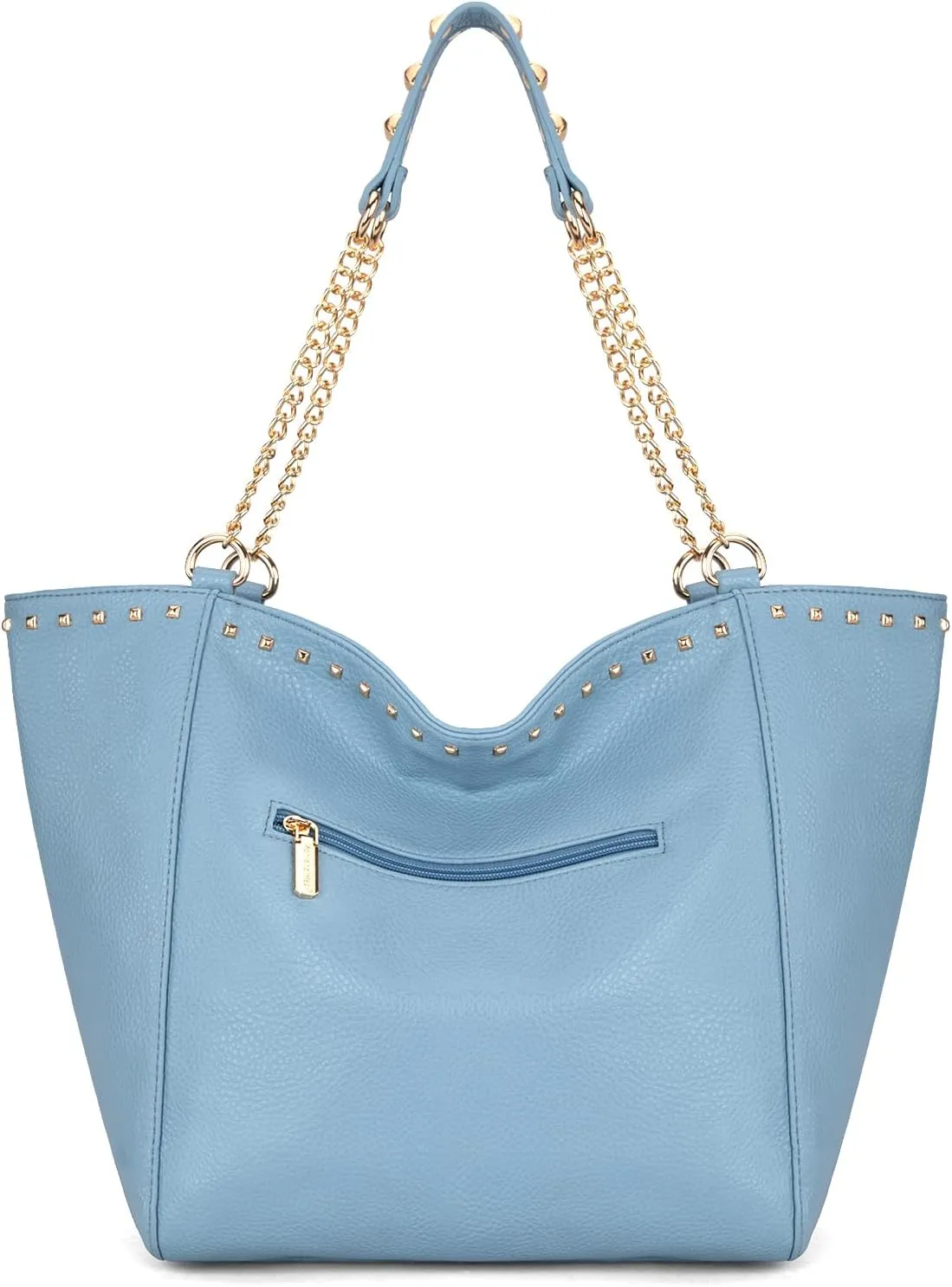 Montana West Large Tote Bag for Women Oversized Shoulder Purses with Chain Handbags
