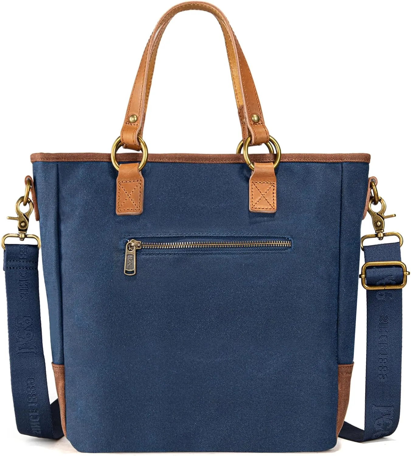 Montana West x Lee Waxed Canvas Tote Bag for Women Top-Handle Handbag Shoulder Bag with Adjustable Detachable Wide Strap