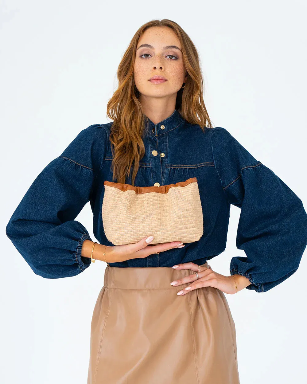 Monty Bag - Tan Weave