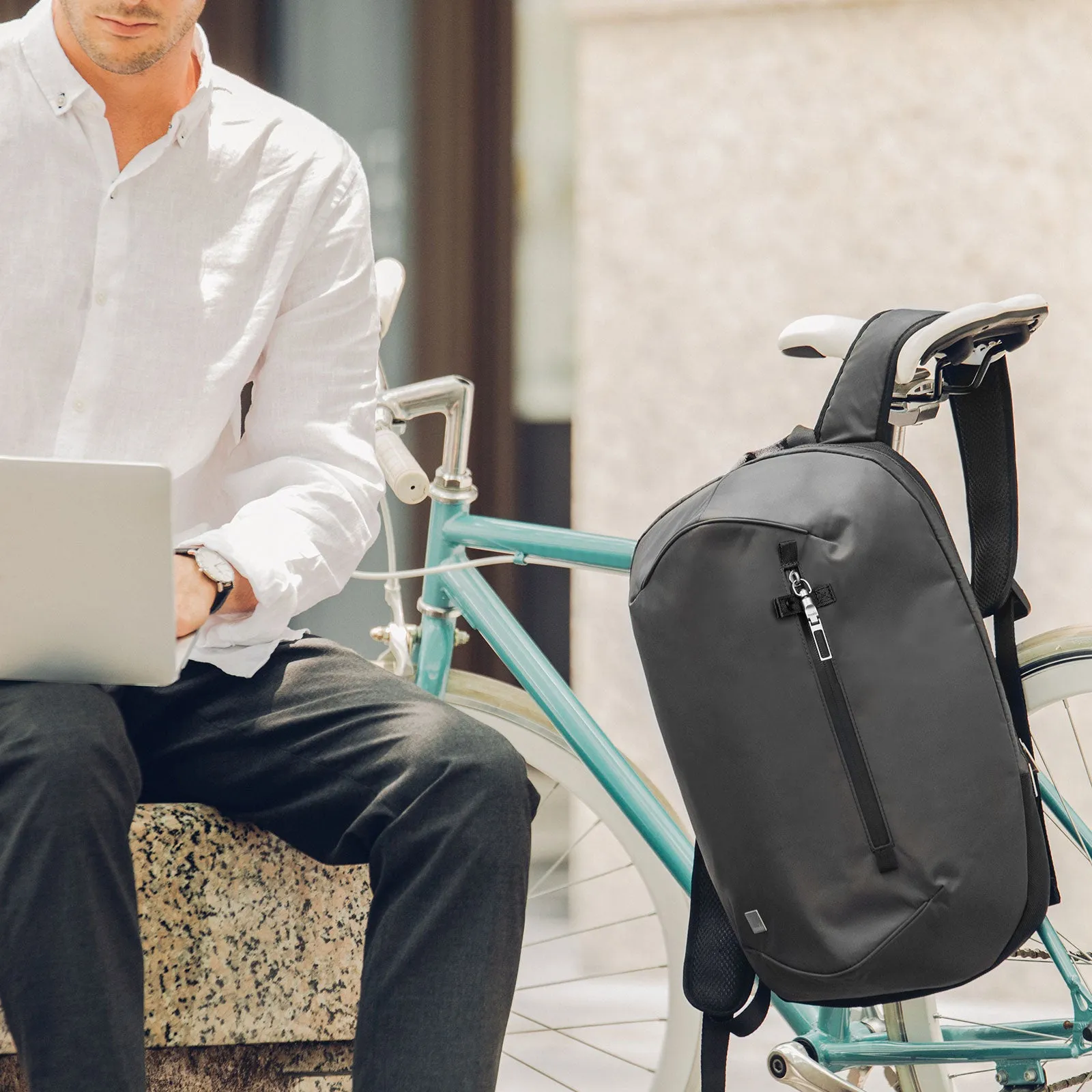 Moshi Hexa Lightweight Water Resistant Backpack w/ RFID Fits 15" Laptop