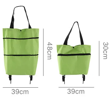 Multi-functional Foldable Trolley Tote Bag Multi-device compatible Shopping