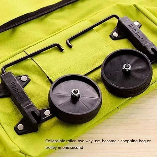 Multi-functional Foldable Trolley Tote Bag Multi-device compatible Shopping