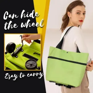 Multi-functional Foldable Trolley Tote Bag Multi-device compatible Shopping