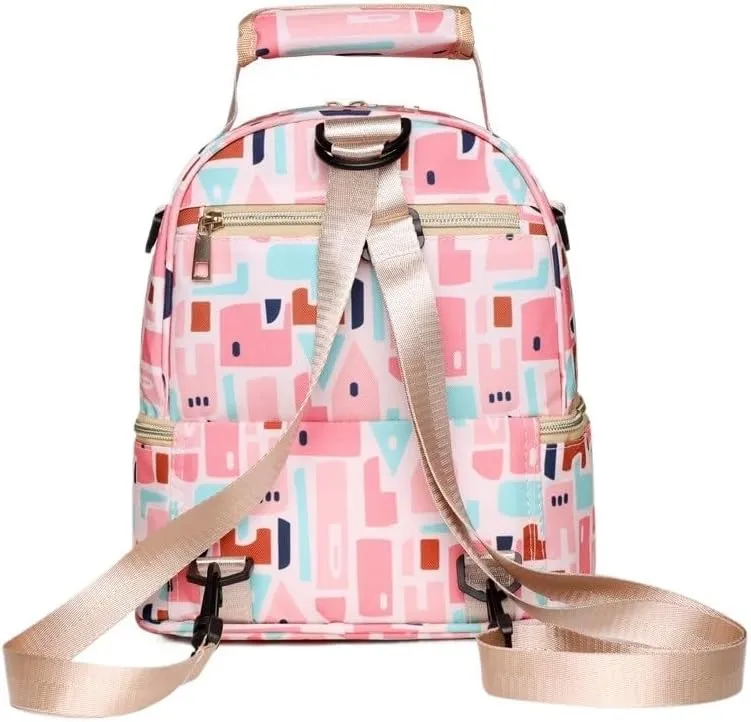 Multi Functional Mother And Baby Bag For Going Out, Mother Carrying Milk Bag, Insulated Mommy Bag, Double-layer(Jungle Paradise)