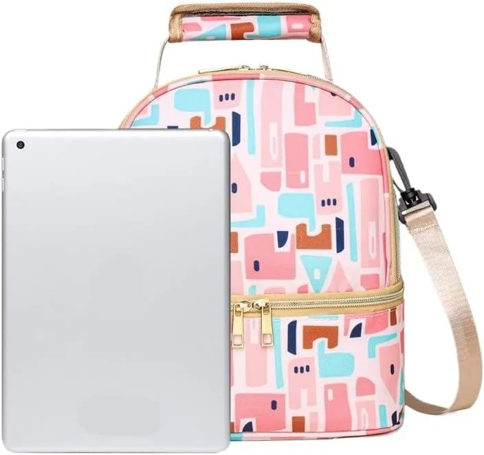 Multi Functional Mother And Baby Bag For Going Out, Mother Carrying Milk Bag, Insulated Mommy Bag, Double-layer(Jungle Paradise)