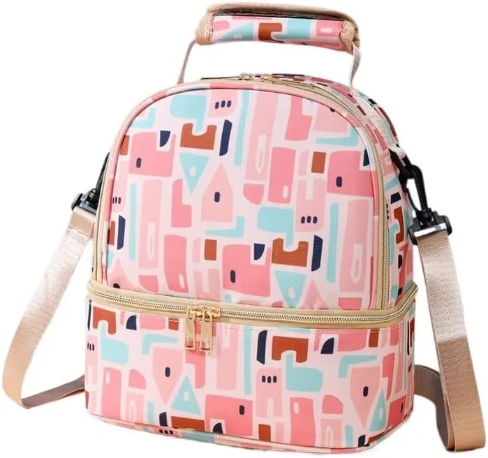 Multi Functional Mother And Baby Bag For Going Out, Mother Carrying Milk Bag, Insulated Mommy Bag, Double-layer(Jungle Paradise)