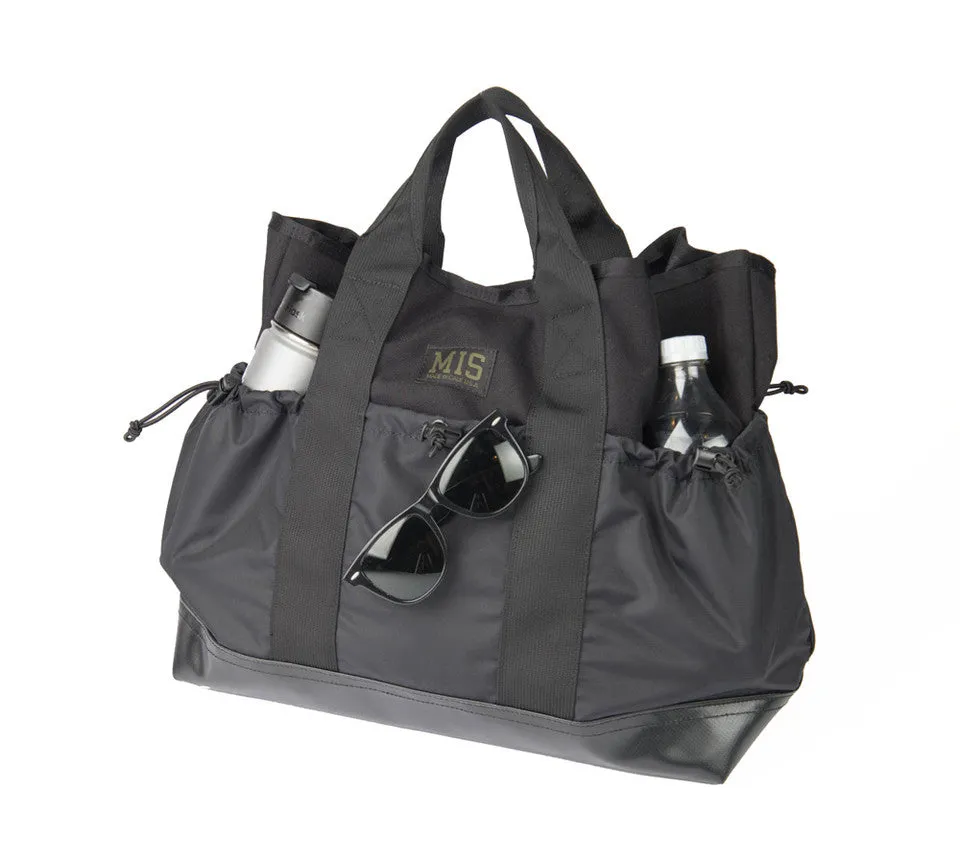 Multi Pocket Tote Bag - Black